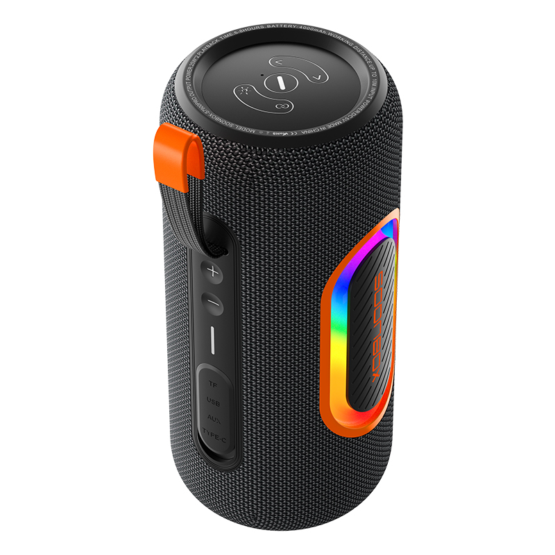 SOONBOX-S7900PRO DSP-Tuned Cylinder Speaker with Immersive LED Light Show