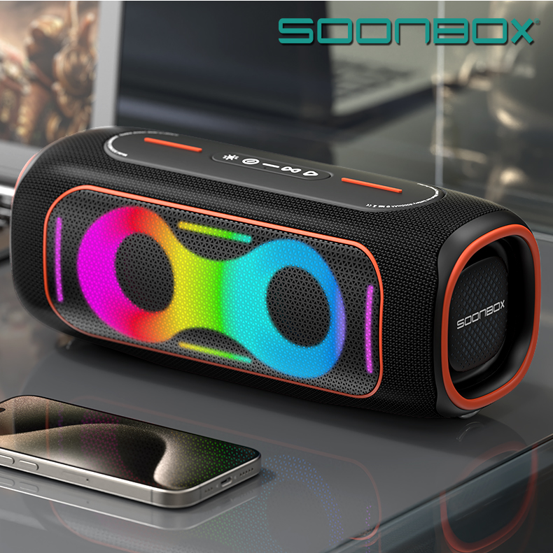 SOONBOX-S8600MAX Portable Speaker with Massive Sound and A Convenient Shoulder Strap